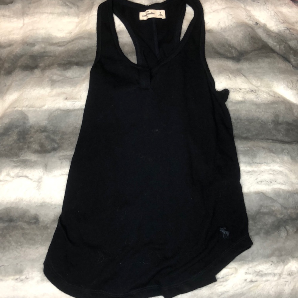 Black tank top